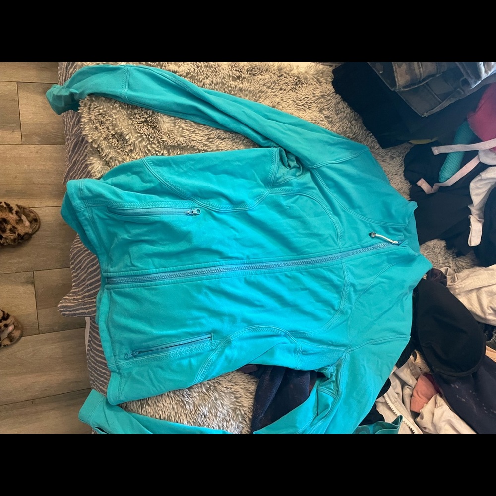 Teal Lululemon Zip